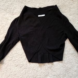 $3/25 Cropped Black Cardigan